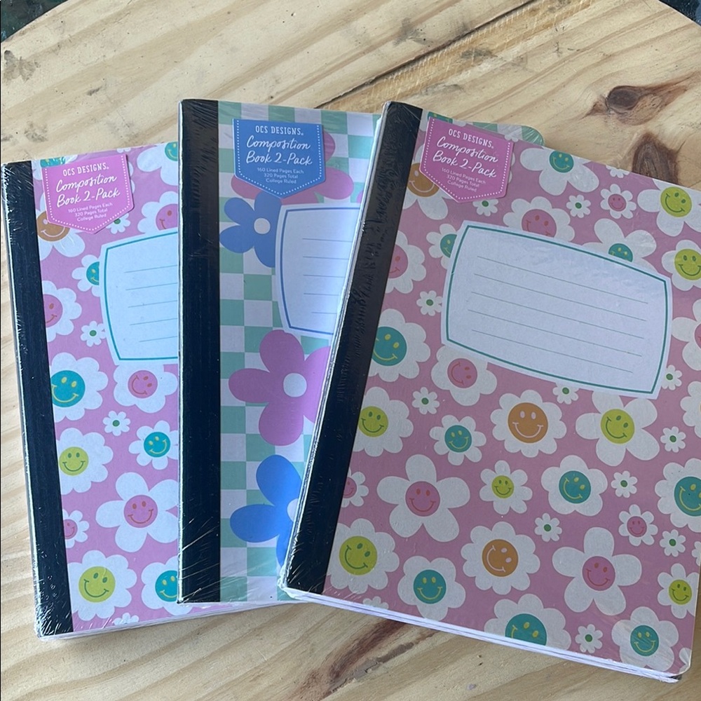 Pink and Blue Polka Dot Notebooks for every day writing
